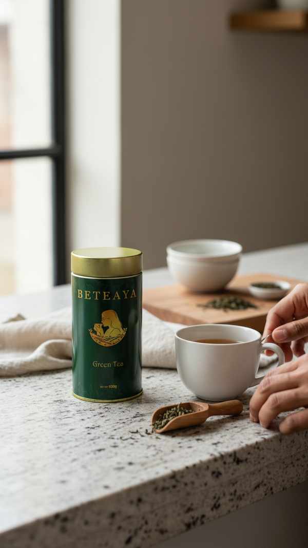 Wellness Power Duo – Green Tea + Orthodox Black | 100g Each | BETEAYA