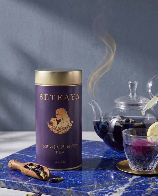 Blue Infusion – Butterfly Pea Flower Tea (40gm) | Caffeine-Free | BETEAYA