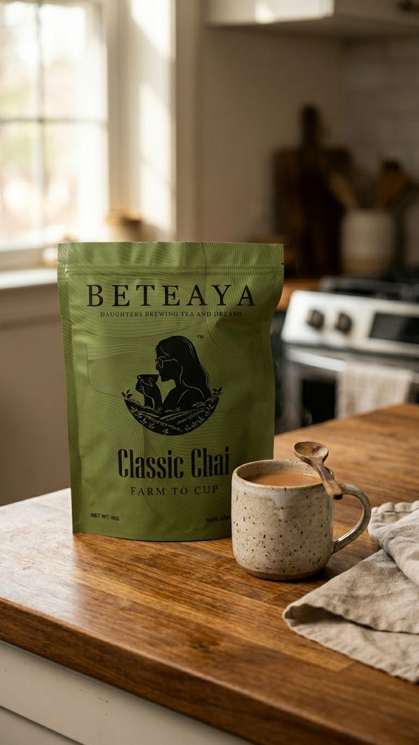Classic Kadak CTC Chai – 1kg | Strong Assam Breakfast Tea | BETEAYA