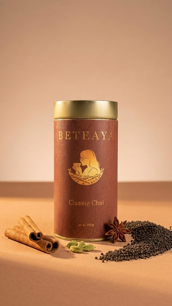 Morning Ritual Duo – Whole Leaf Green Tea + Kadak Chai | BETEAYA