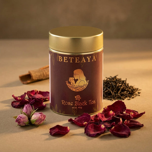 Rose Black Tea | Premium Loose Leaf | BETEAYA
