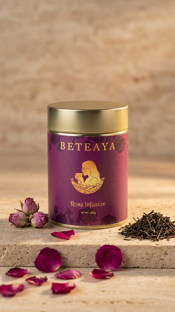 Red Infusion – Rose Herbal Infusion(20g) | Caffeine-Free | BETEAYA