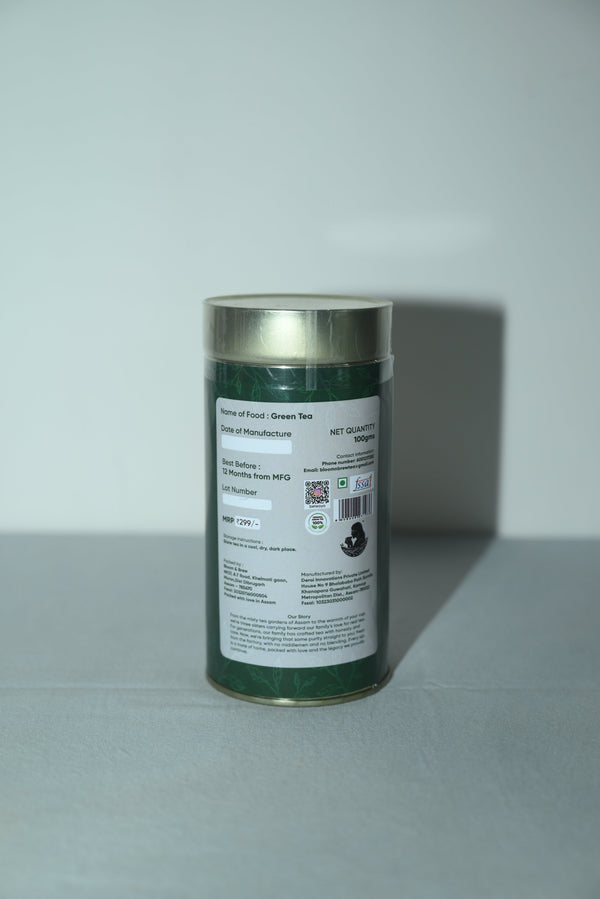 Assam Whole Leaf Green Tea – 100g | Naturally Sweet, No Bitterness | BETEAYA