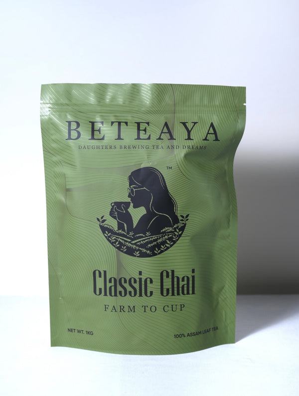 Classic Kadak CTC Chai – 1kg | Strong Assam Breakfast Tea | BETEAYA