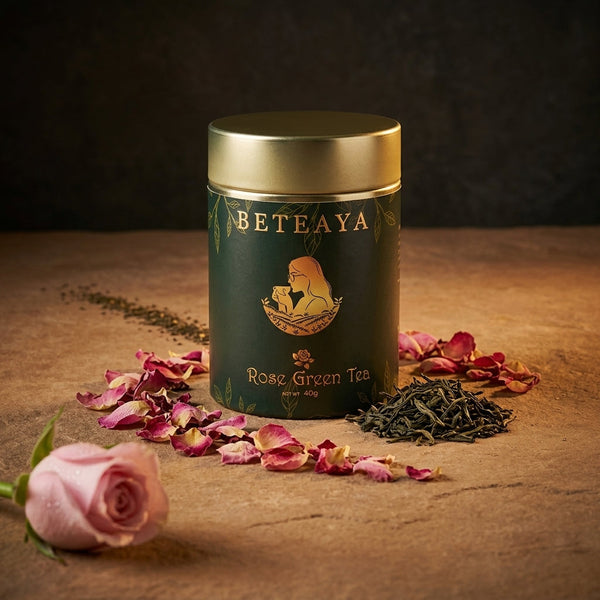 Rose Green Tea | Premium Loose Leaf | BETEAYA