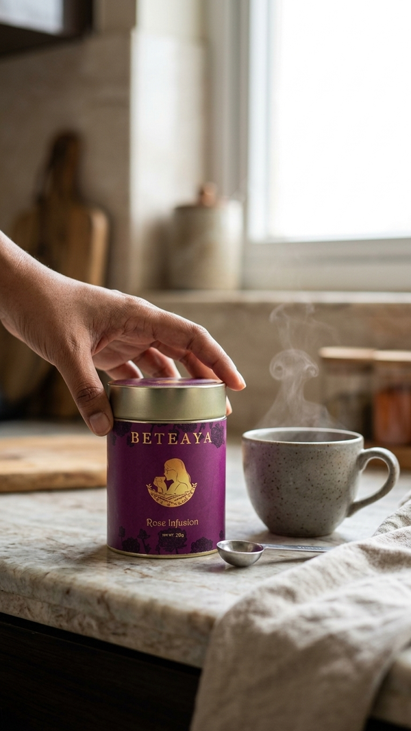 Red Infusion – Rose Herbal Infusion(20g) | Caffeine-Free | BETEAYA